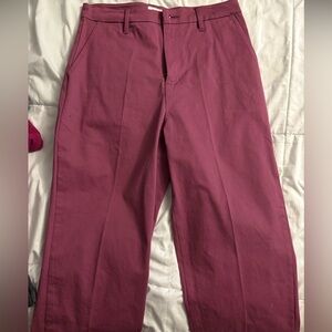 RVCA Ladies Chinos in Deep Pink